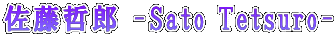 NY -Sato Tetsuro-